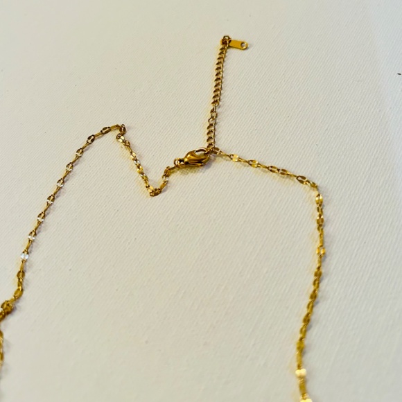 Sea star love stainless steel necklace 16” long with 2” long extension. - Picture 6 of 7